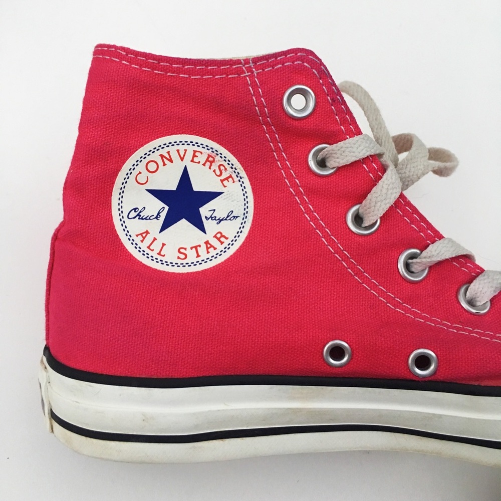 Hot Pink Converse High Tops ⭐️