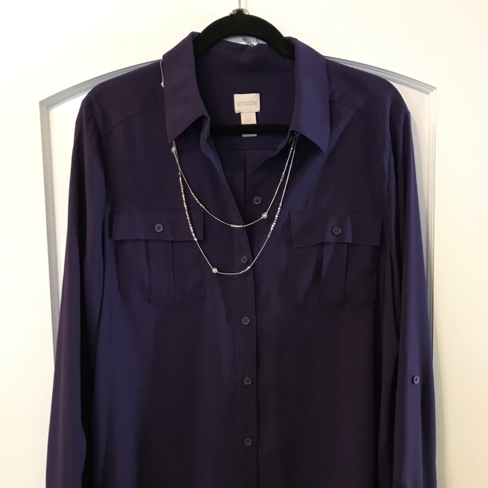 Purple blouse