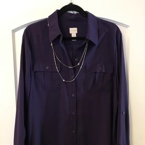 Purple blouse