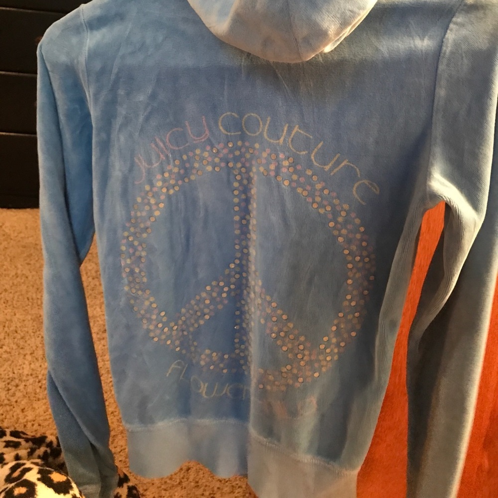 Juicy couture velour track jacket
