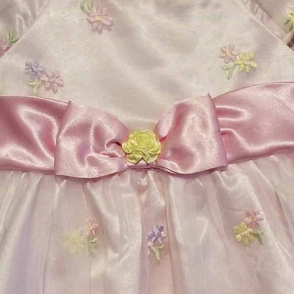 24 mo./2T Embroidered Pink Fancy Dress - Picture 7 of 7