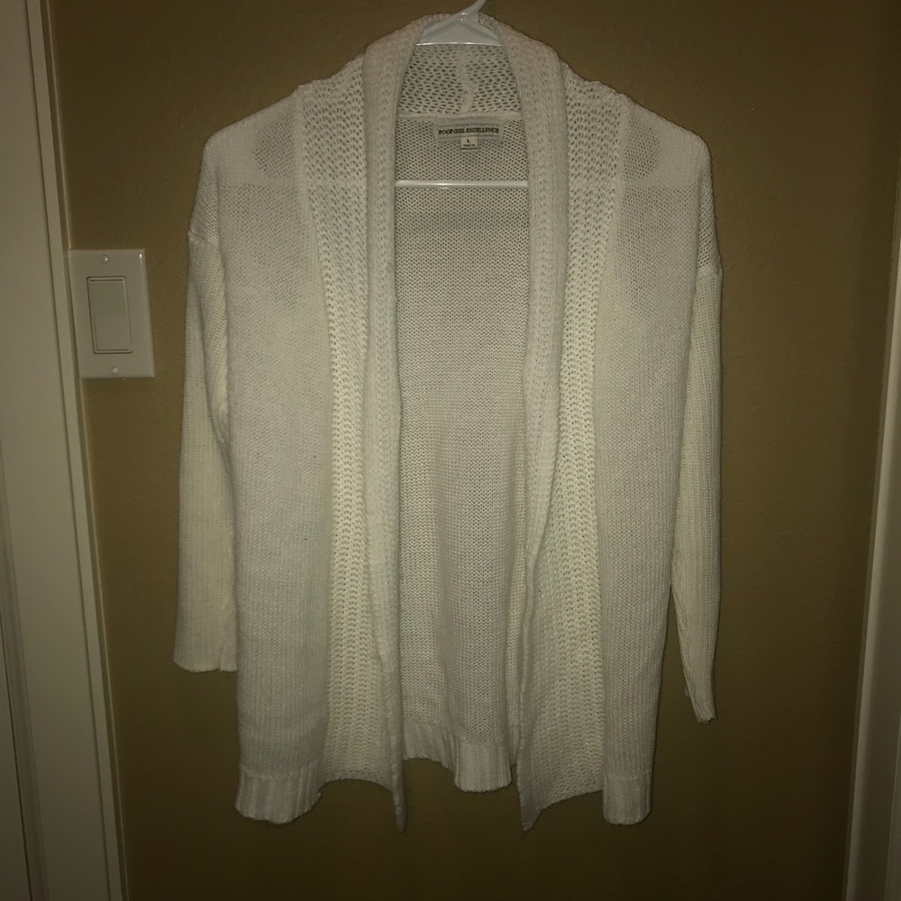 Cream knit cardigan