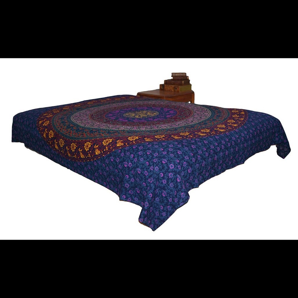Queen Hippie Multi-Bright Mandala Tapestry Decor