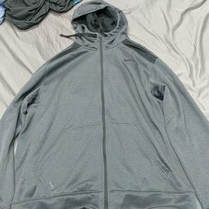 Nike fleece zip-up hoodie
