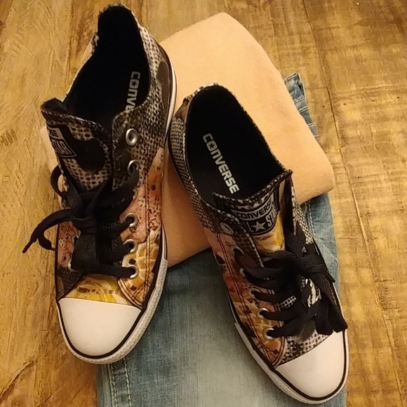 Converse Shoes - Funky Print Converse All ⭐Star Sneakers