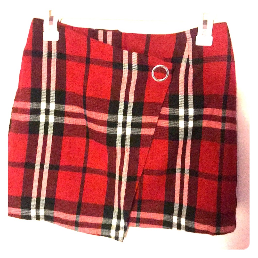 Plaid Mini Skirt