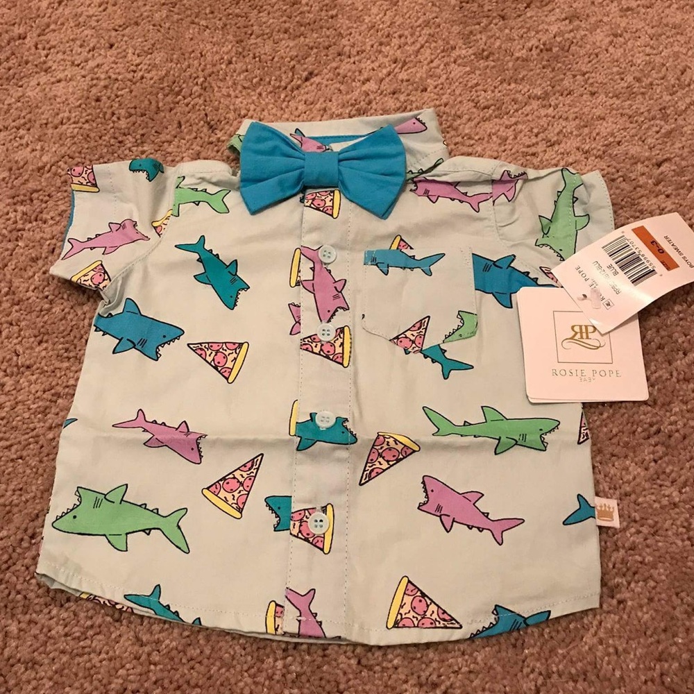 Rosie Pope baby boy shirt