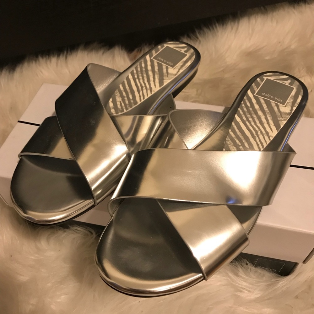 Dolce vita silver sandals