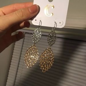 Gold & Silver earrings