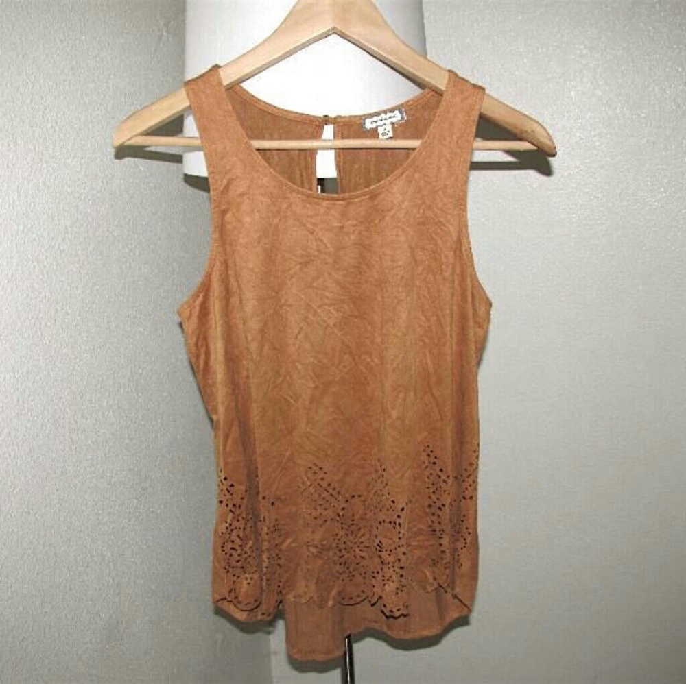 Suede top