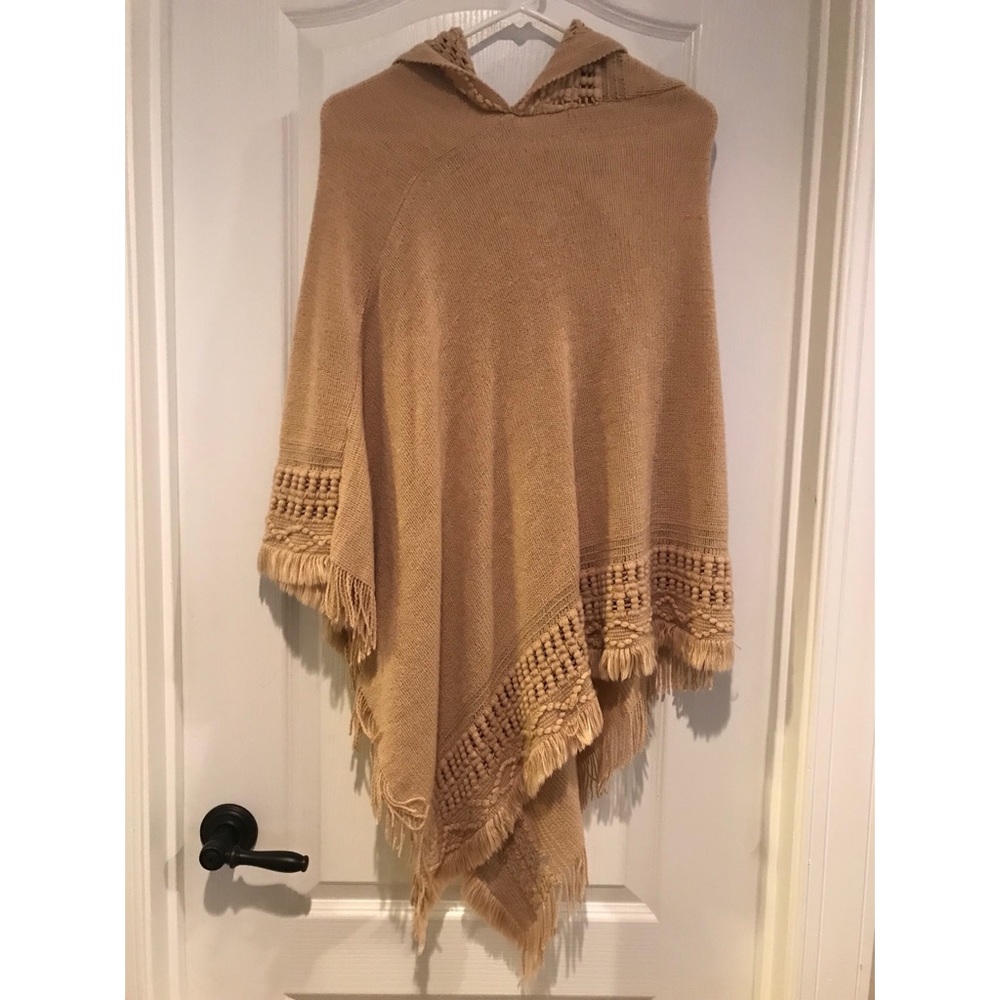 Beige Colored Poncho