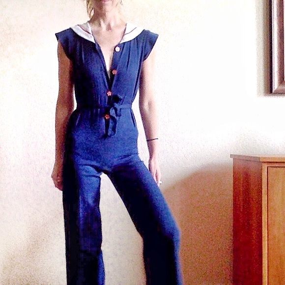 sailor romper womens