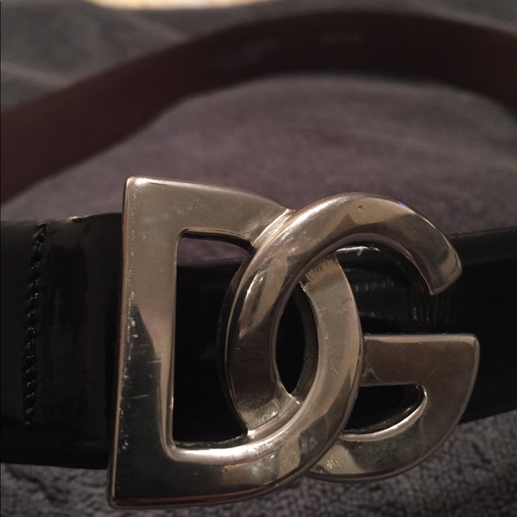 Dolce & Gabbana Black leather belt w/ logo 40 main image 3