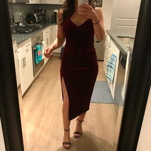 bardot raven dress