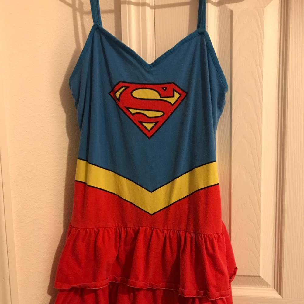 Superwoman pajama dress