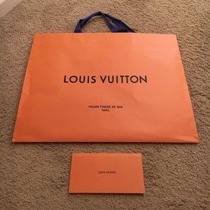 Large Louis Vuitton shopping bag/receipt envelope