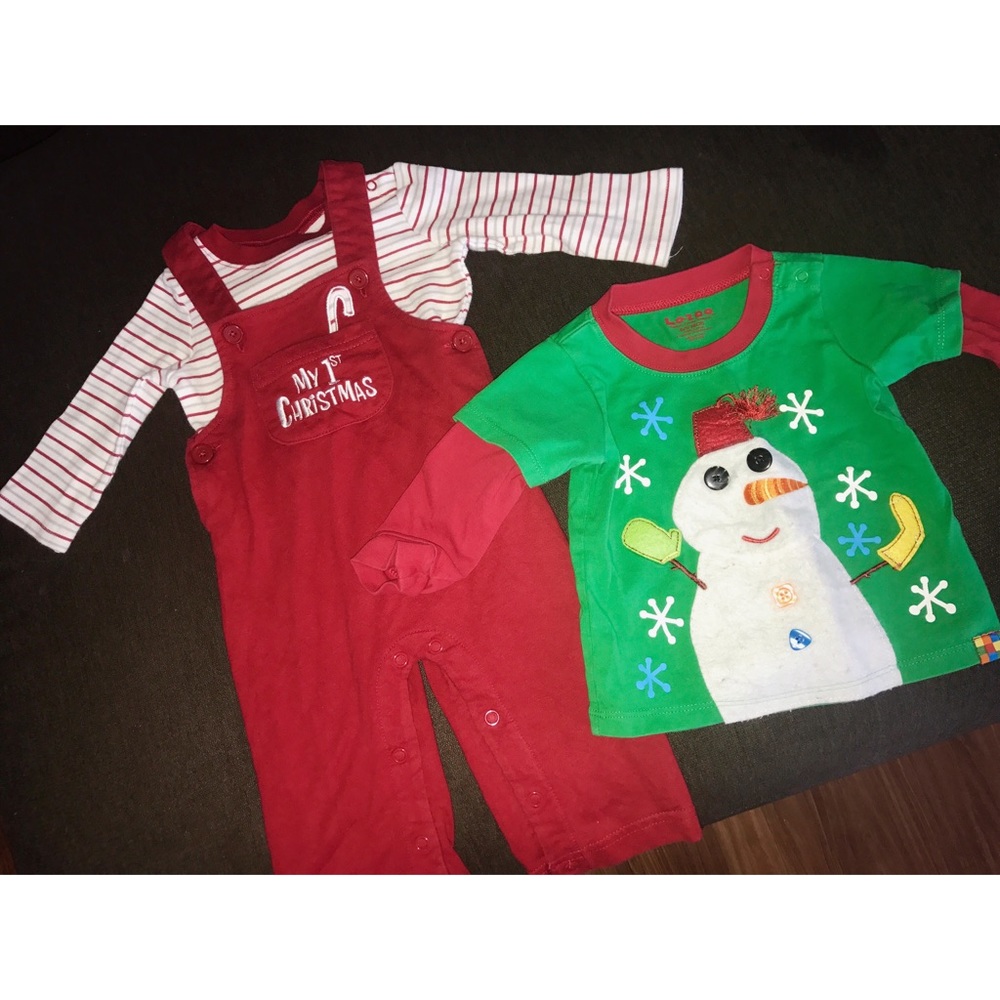 Baby Boy First Christmas Lot 🎄