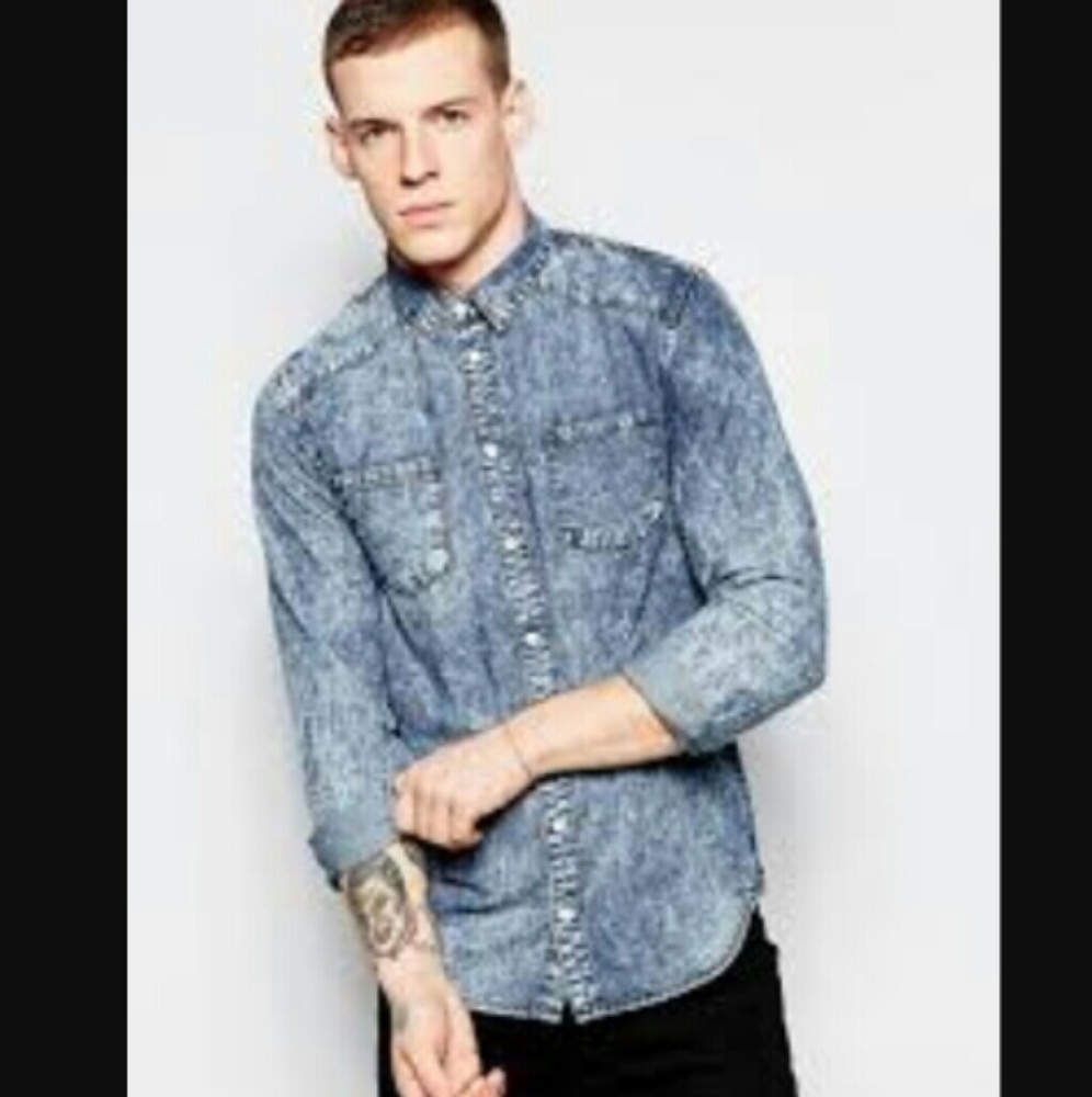 (H&M) Mens Denim Top