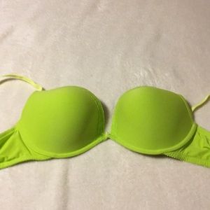 Lime green bra