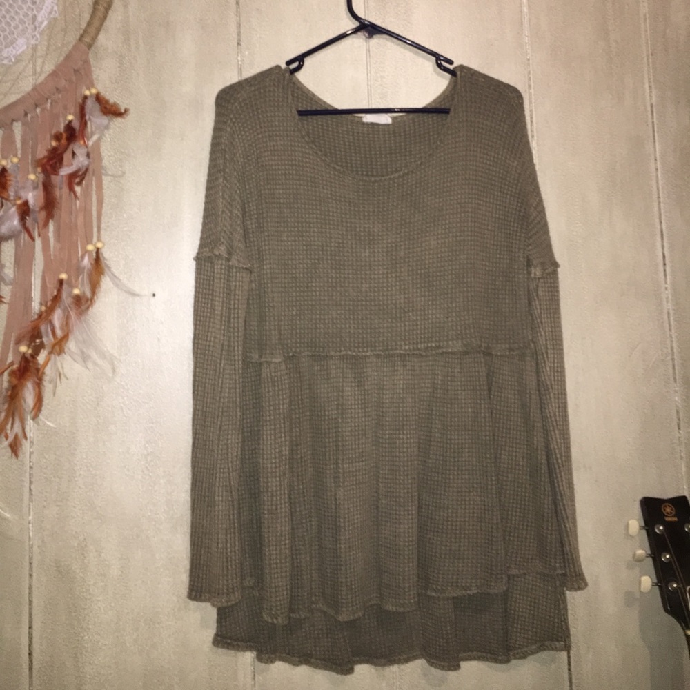 Army green top