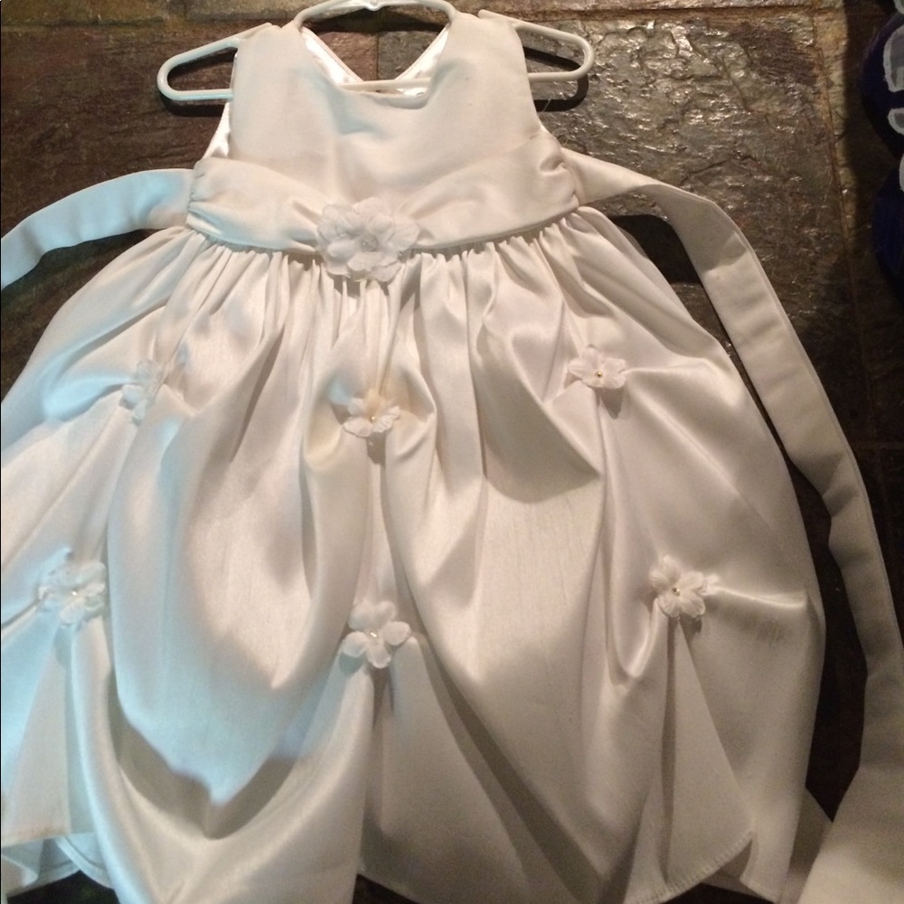 White baby dress