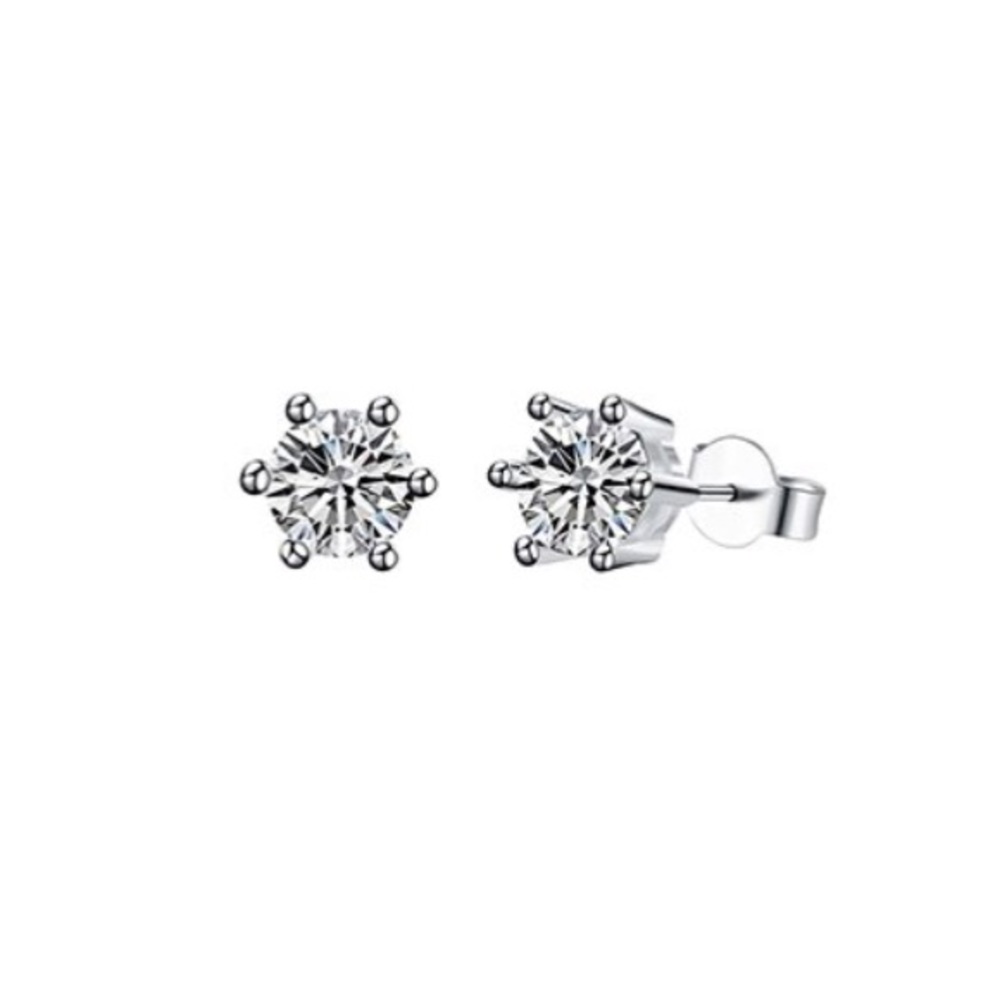 Stud Earrings with Swarovski Crystals