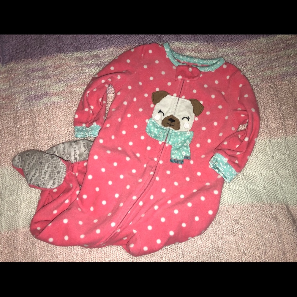 Doggy footie pajamas
