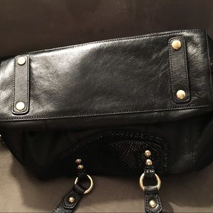 Black coach satchel