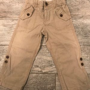 Baby Gap Tan Linen Pants- Boy