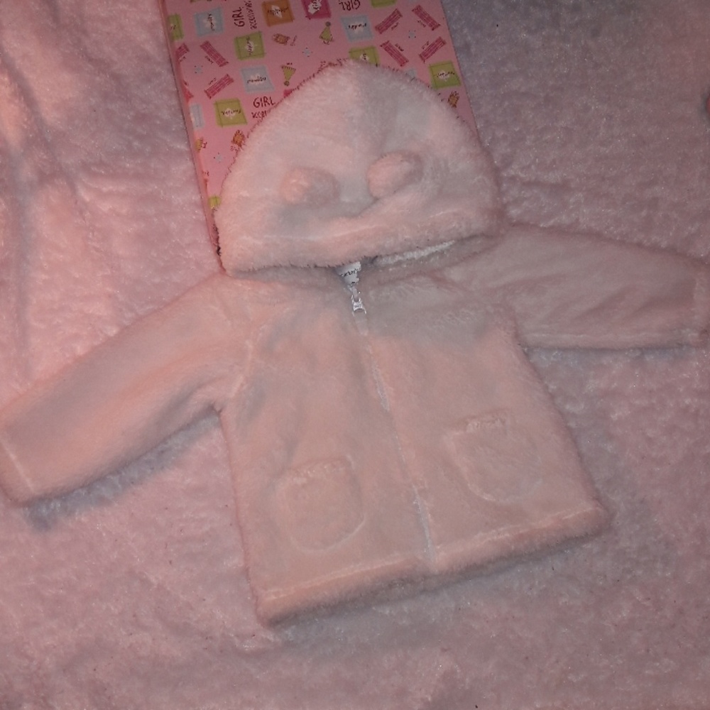 Carter's white faux jacket