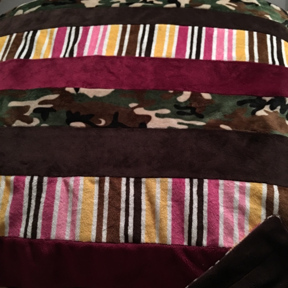 Infant double sided minky blanket. Cuddles needed.