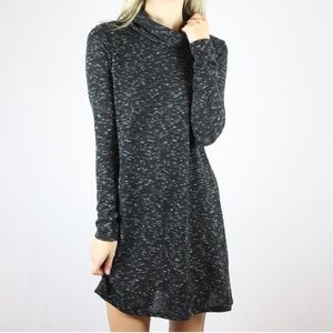 Everly black long sleeve Turtleneck dress.