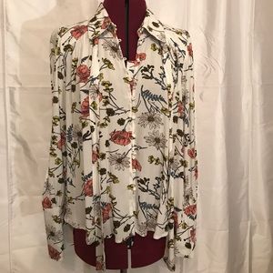 BluPepper pussy bow blouse