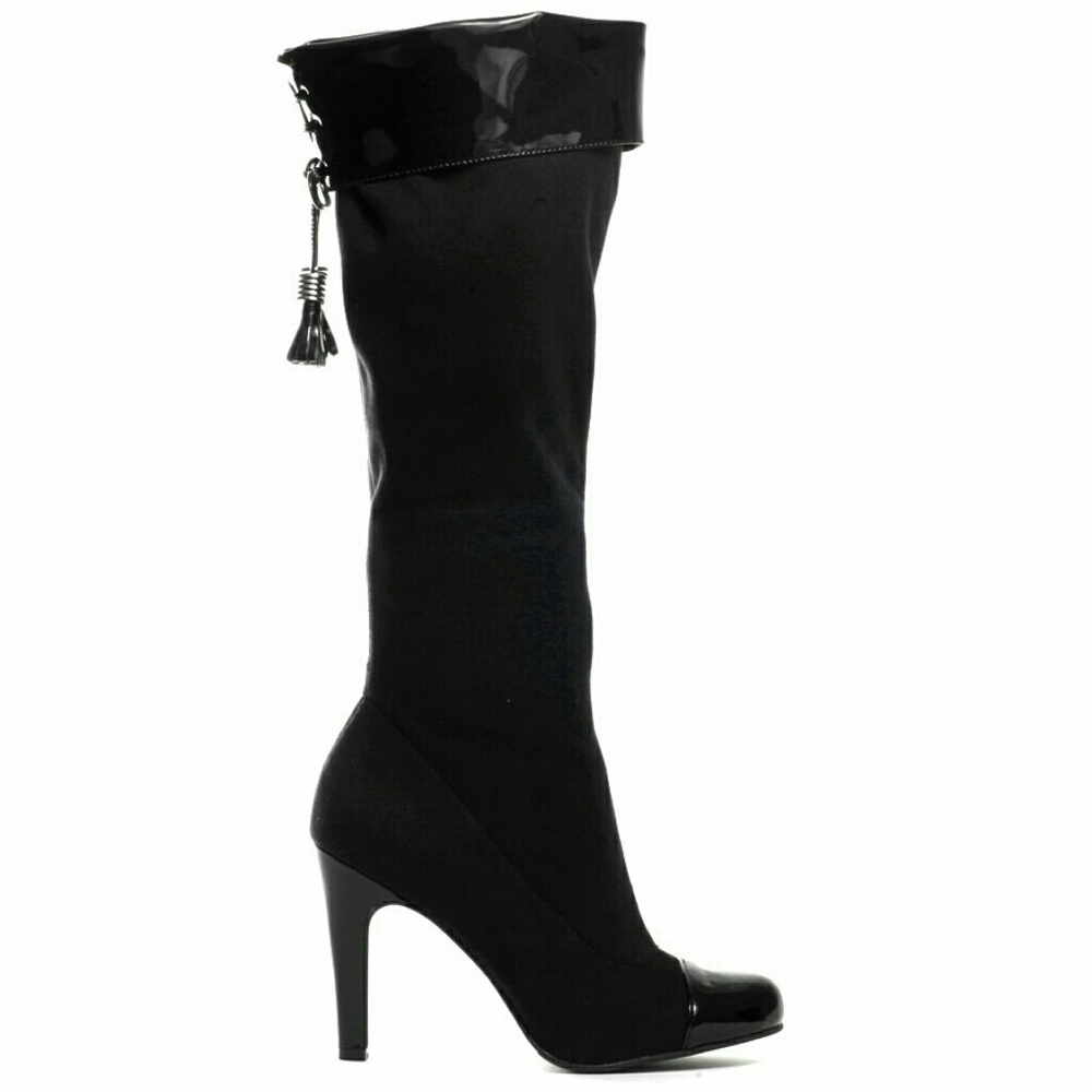 Bcbg Girls Kevin Patent/Suede Lace up Heeled Boots