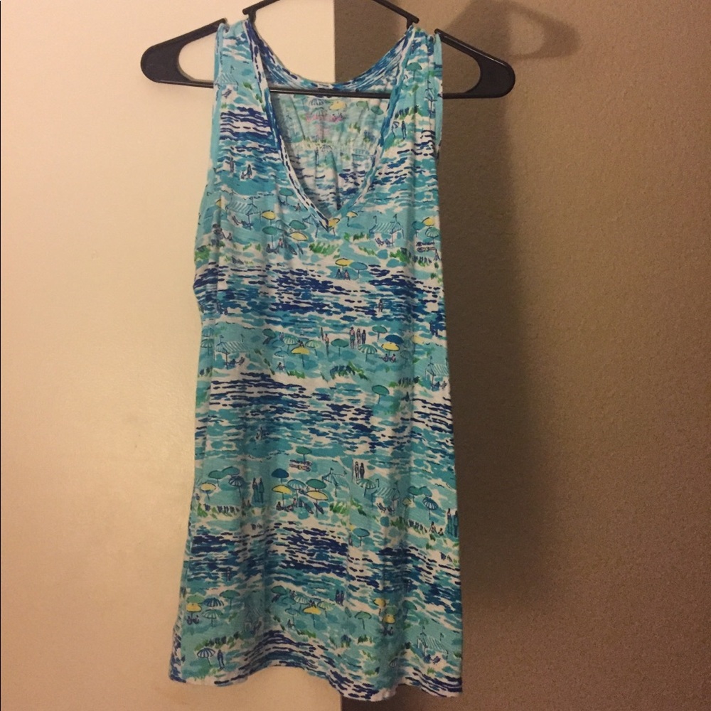 Lilly Pulitzer Summer Beach Tank EUC