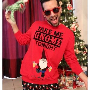 take me gnome tonight sweater