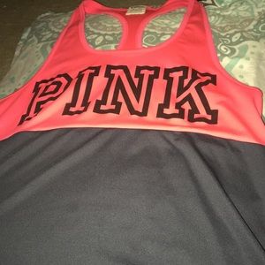VS Pink racer tank