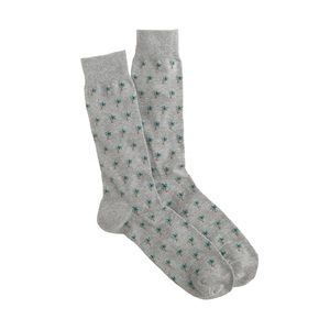 J.Crew Palm Tree Socks