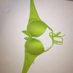 Lime Green Bikini Top