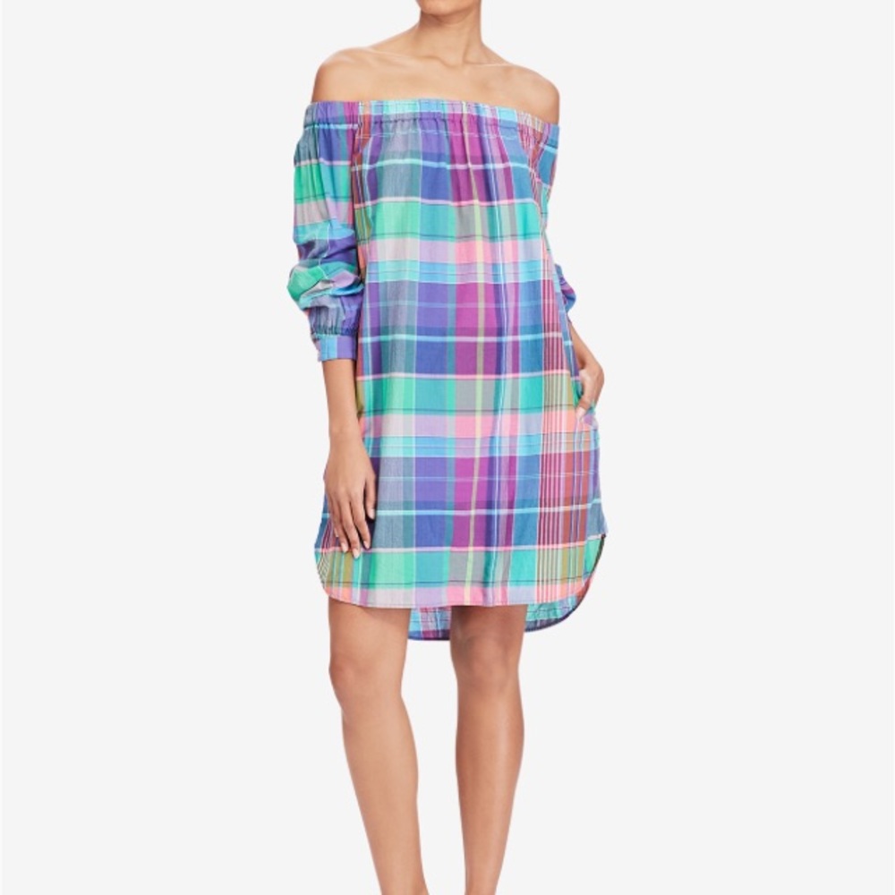 Polo Ralph Lauren Off The Shoulder Dress
