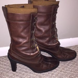 Ralph Lauren leather winter boots
