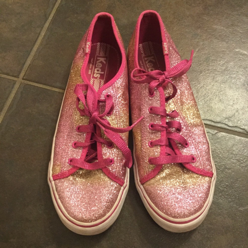 pink sparkly keds