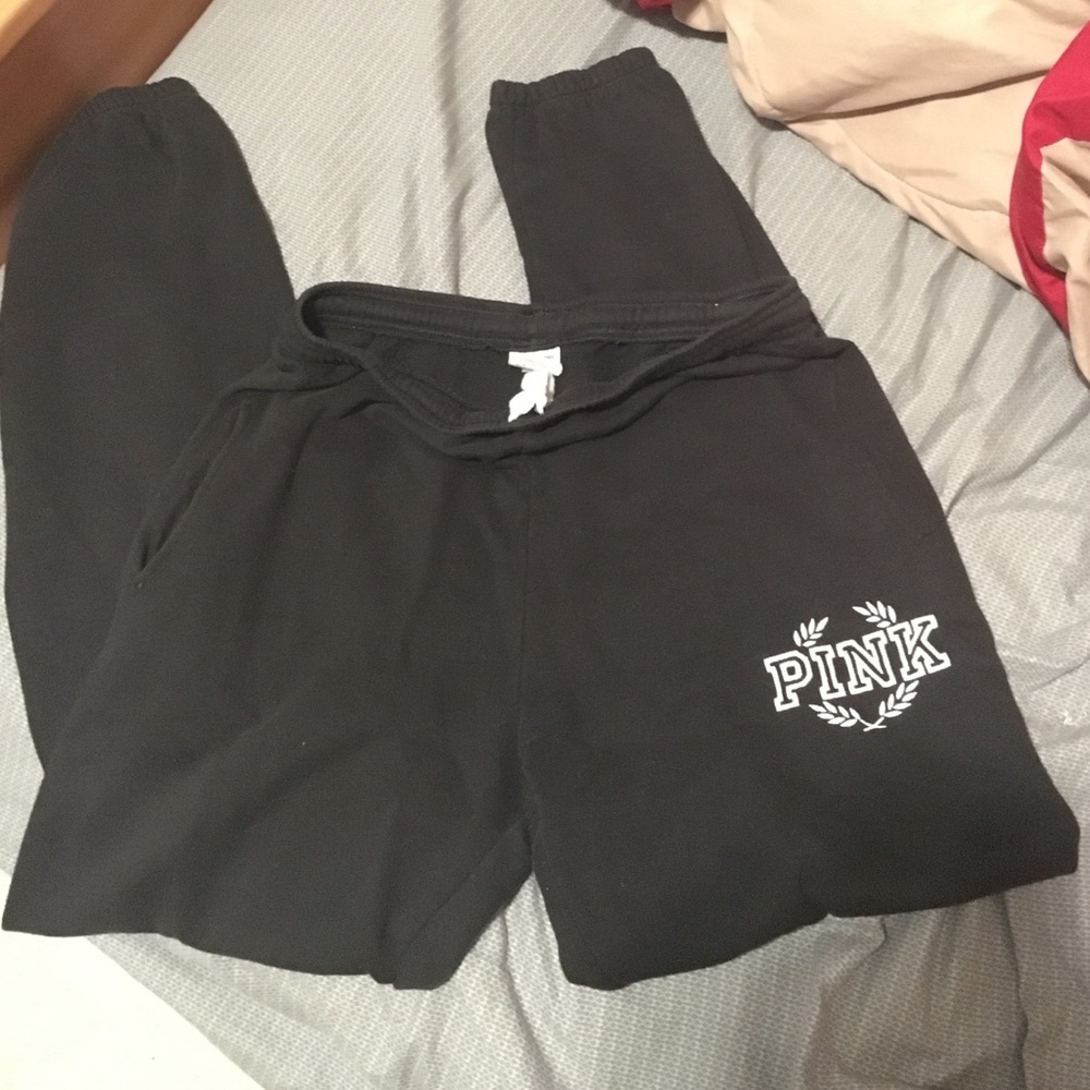 Pink sweatpants