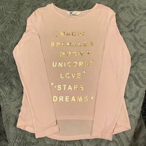 Girls long sleeve shirt