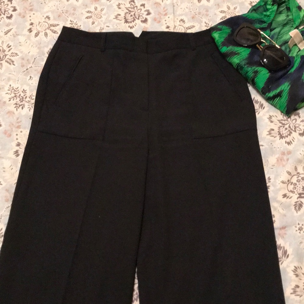 SALE!! BCBG MAXAZRIA- wide leg career pant black