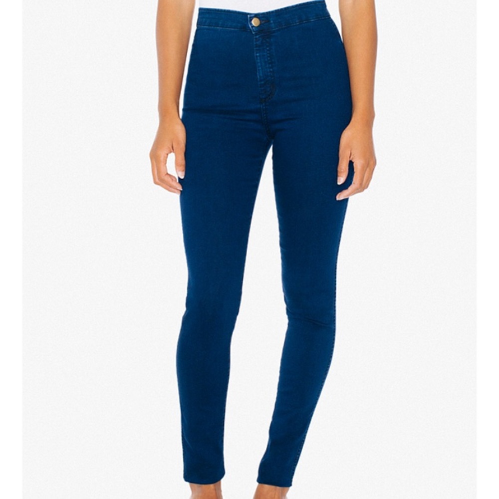 American apparel high waisted jeans