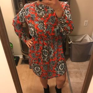 LOFT Dresses - Loft Printed Tie Waist Dress LOFT Dresses - Loft Printed Tie Waist Dress