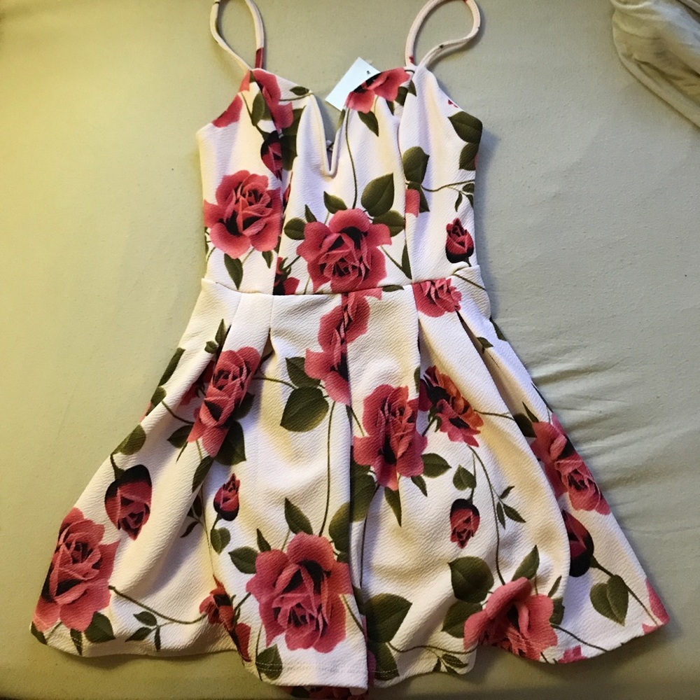 Charlotte Russe romper floral