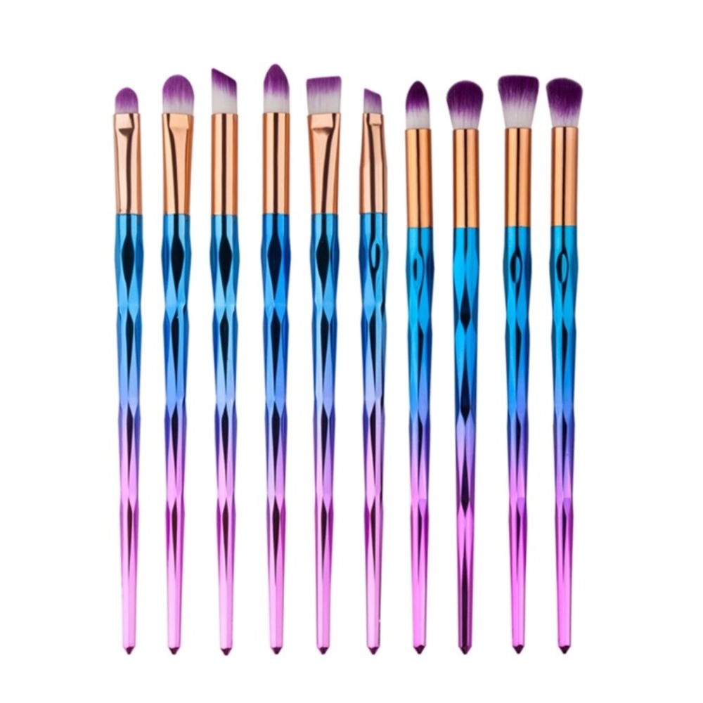 10 piece unicorn brush set