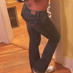 Levi's super low jeans